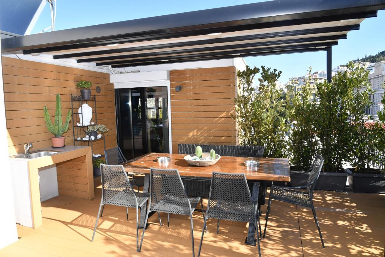 Luxurious Loft With Breathtaking Acropolis View Lägenhet Aten Exteriör bild
